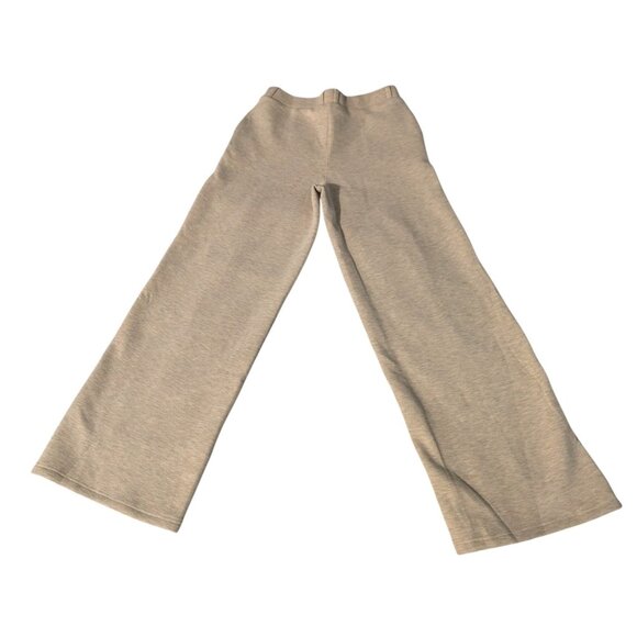 OGL FuzzLuxe High Waisted Straight Leg Pull On Pant Sz Medium Beige Stretchy Sof - Picture 7 of 15